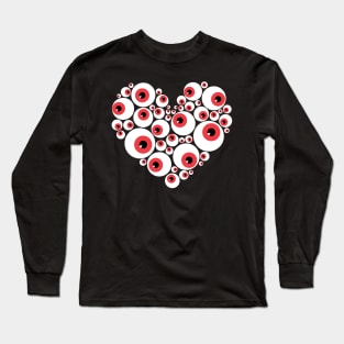 Red Eyeballs Long Sleeve T-Shirt